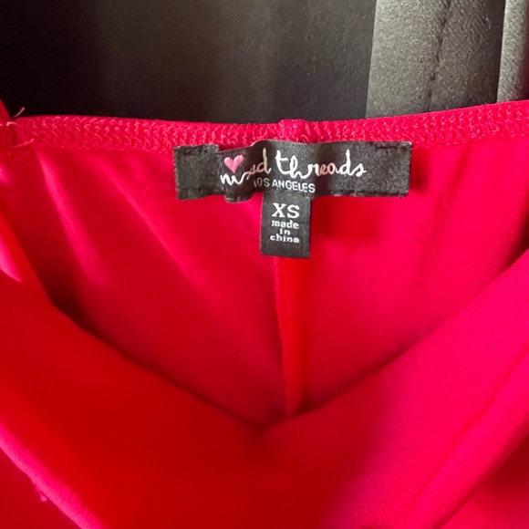 🎄Buy2Get1Free🎄Red asymmetrical top - Picture 3 of 5